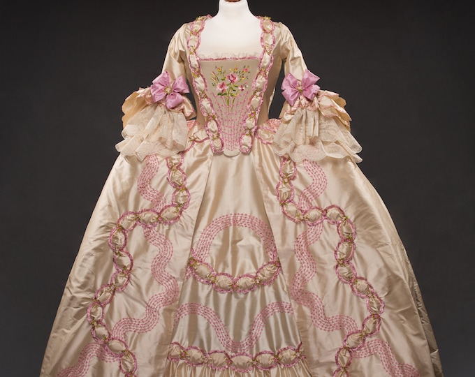 Robe a La Francaise 18th Century Costume Reenactment - Etsy