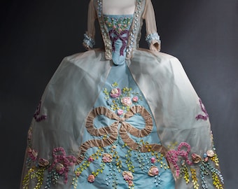 Robe à la française costume XVIIIe siècle