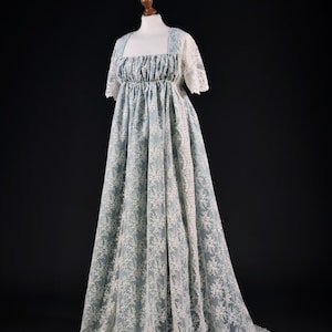 Customized regency empire dress