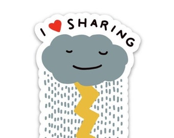 I Love Sharing sticker