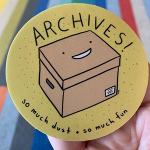 Archives cute vinyl sticker image 2