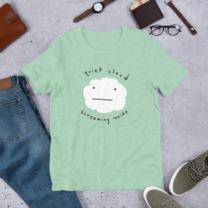 Quiet Cloud Screaming Inside Short-Sleeve Unisex T-Shirt S-4X image 10