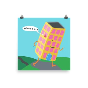 Wheeeeeee! Let&#39;s Go Explore 10x10 Print Poster