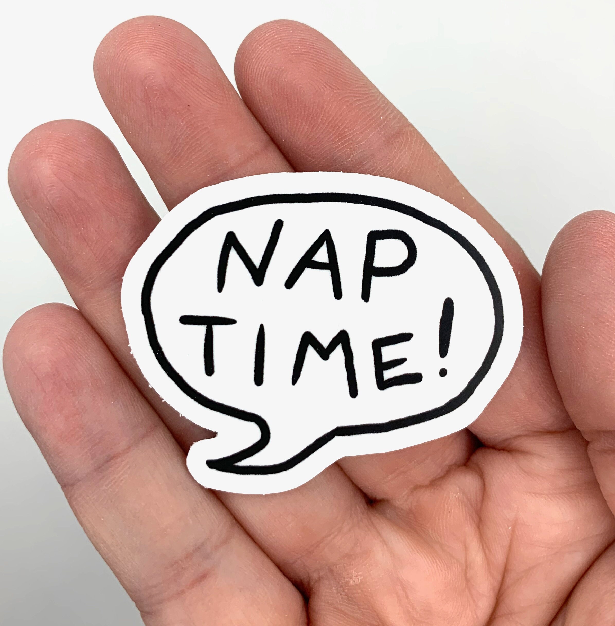 Nap Time! Vinyl Sticker - Etsy