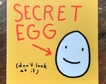 Secret Egg sticker