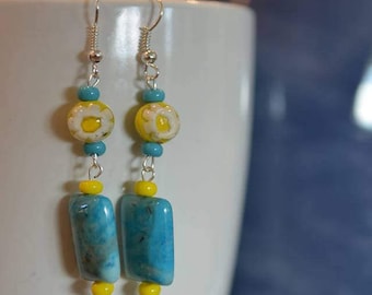 5th pair of Lorraine's Earrings in the Summer Series