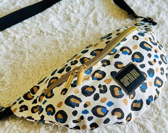 Sac Banane  - Léo - leopard / SUPERLOVA / Créations Enfants & Adultes