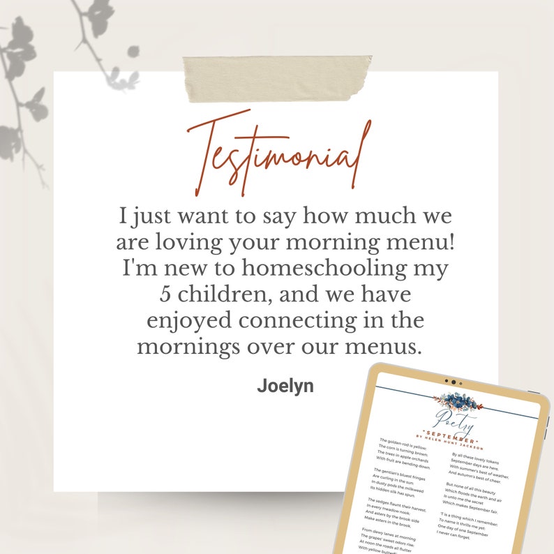 Classical Morning Menu: U.S. History FULL YEAR CC Cycle 3 Morning Time Homeschool Charlotte Mason Poetry Scripture image 7