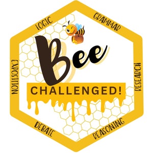 Challenge B Vinyl Sticker Bee Challenged waterproof, Classical Conversations image 3