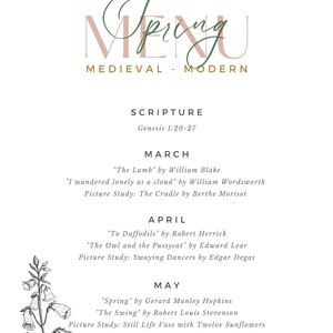 Classical Morning Menu: Medieval to Modern CC Cycle 2 FULL image 7