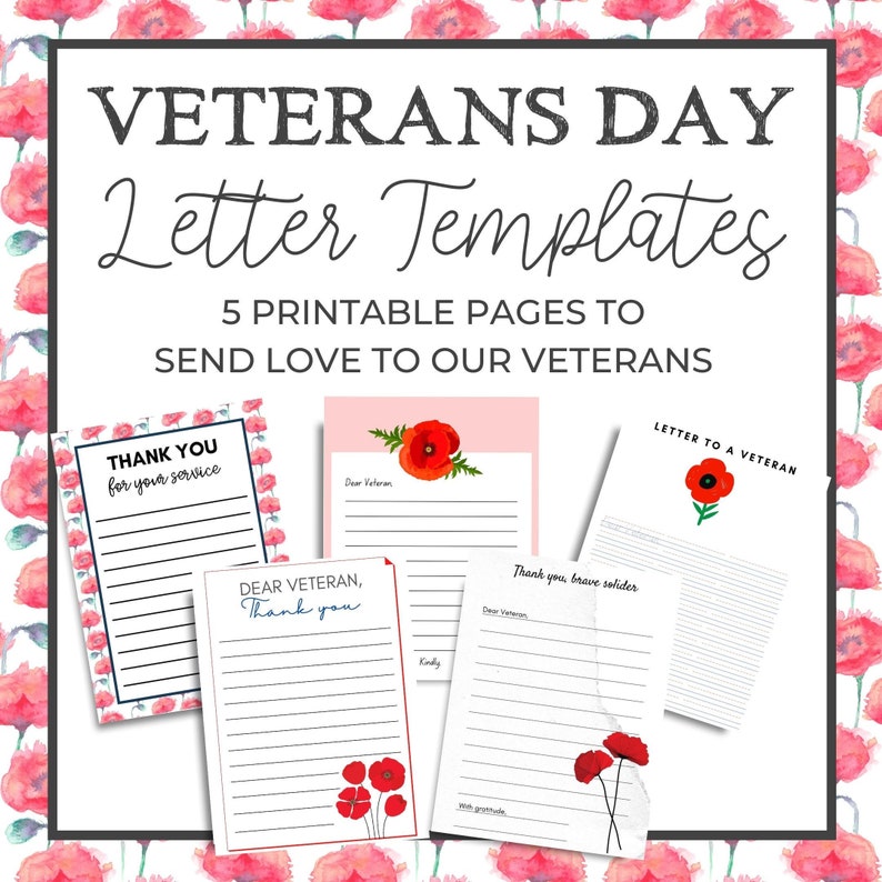 Veterans Day Thank You Letter Template Printable W bonus Video Etsy veterans-day-thank-you-letter-template-printable-w-bonus-video-etsy