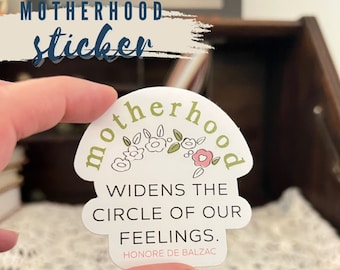 Motherhood Vinyl Stickers - 4 Designs {quote, gift, decoration, faith}