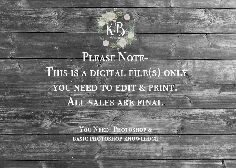 Geburtsankündigung VorlageBaby Neugeborenen Karte Photoshop - Etsy.de
