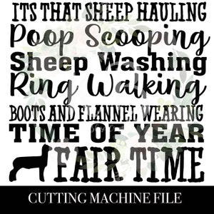 Sheep Show Shirt Svg, Sheep Showing, County Fair Show Shirt,  SVG, Digital Cut File, PNG, For Cutting Machine, Fair Shirt Svg