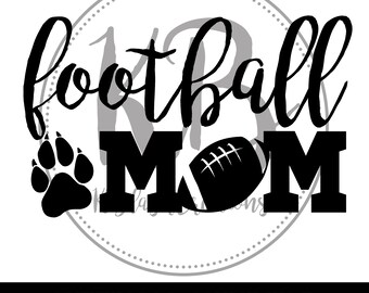 Mom Football Shirt SVG, Digital Cut File, PNG, For Cutting Machine, SVG for Shirt, Football Shirt, Football Season, Football Mom