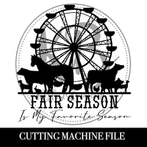 Fear Season Is My Favorite Season  SVG , Showing, County Fair Show Shirt,  SVG, Digital Cut File, PNG, For Cutting Machine, Fair Shirt Svg