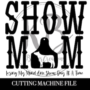 Zeigen Sie Mama Milchkuh Ohrmarke, SVG, zeigen, County Fair Show Shirt, SVG, digitale Datei, PNG, für Schneidemaschine, Fair Shirt svg
