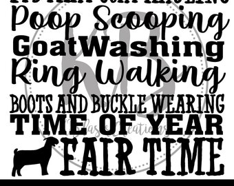 Meat Goat Show Shirt Svg, Meat  Goat Showing, County Fair Show Shirt,  SVG, Digital Cut File, PNG, For Cutting Machine, Fair Shirt Svg