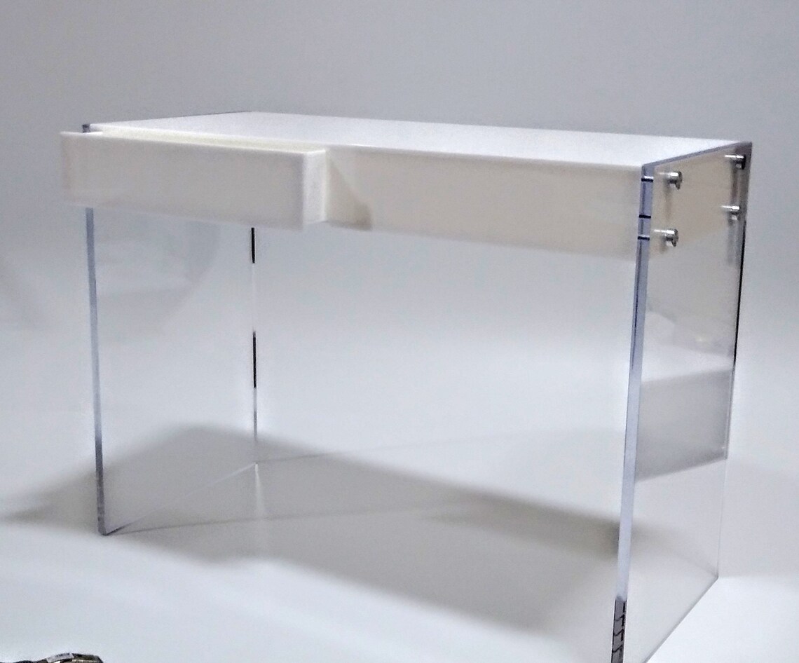 New Acrylic Lucite Vanity Table Etsy