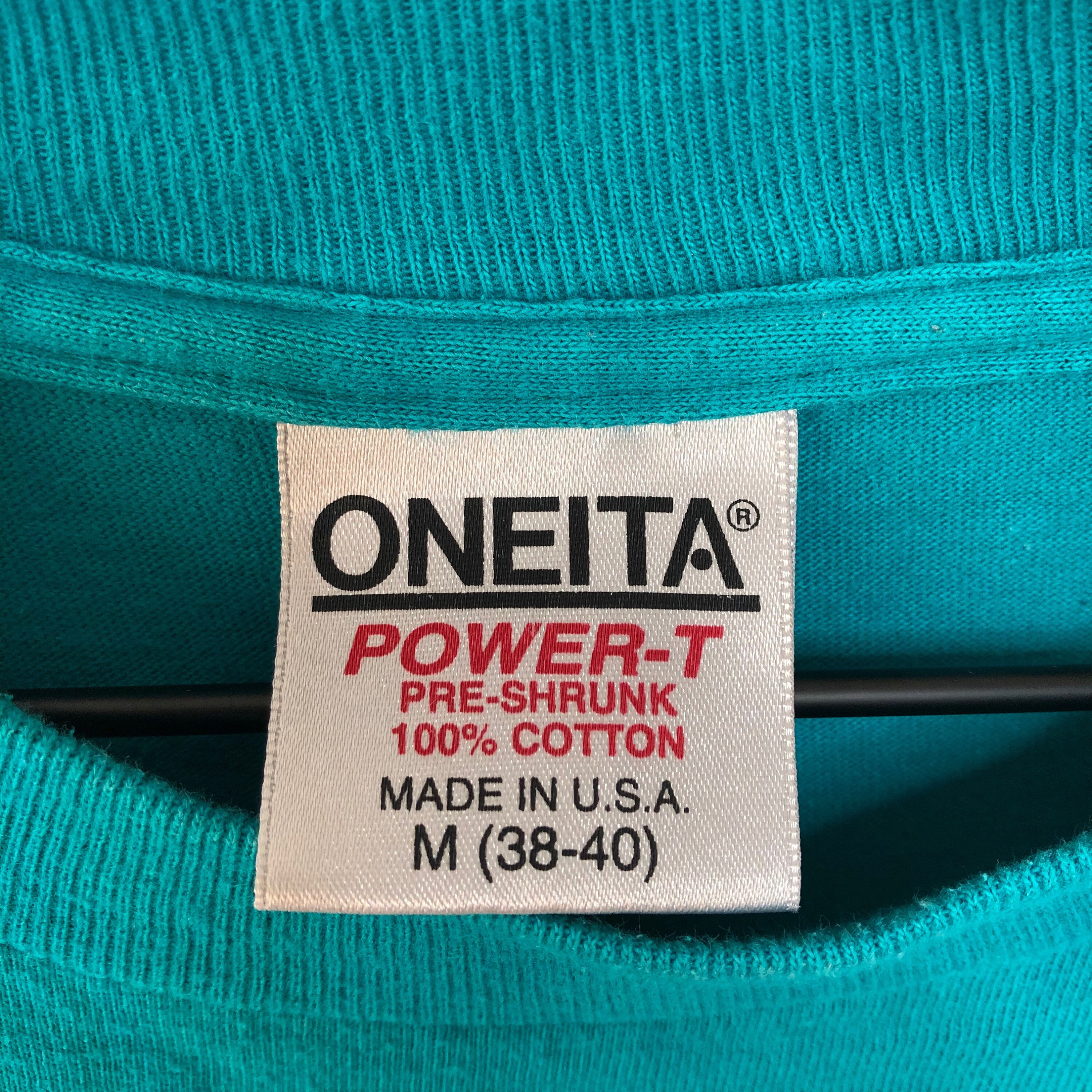 Vintage Oneita Power-t Blank T-shirt 