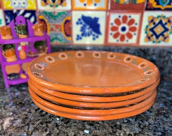 Mexican Hand Made 12” Oval Plate ,& Round Plate 10”/platos