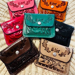 Mexican handmade Women’s Leather coin pouch
