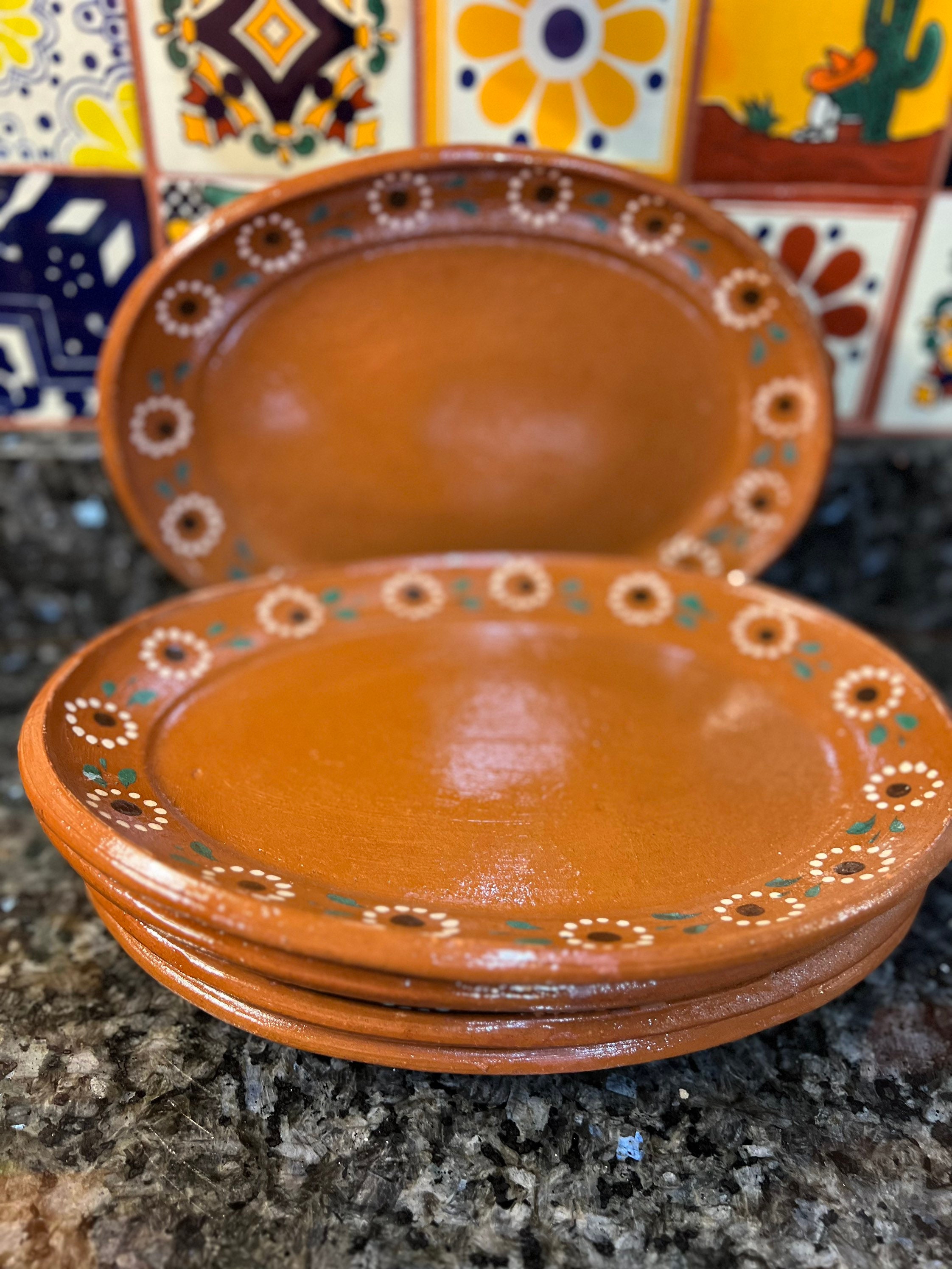 全国送料無料の通販 Mexican Hand Made 12” Oval Plate ,& Round Plate 10”/platos 食器