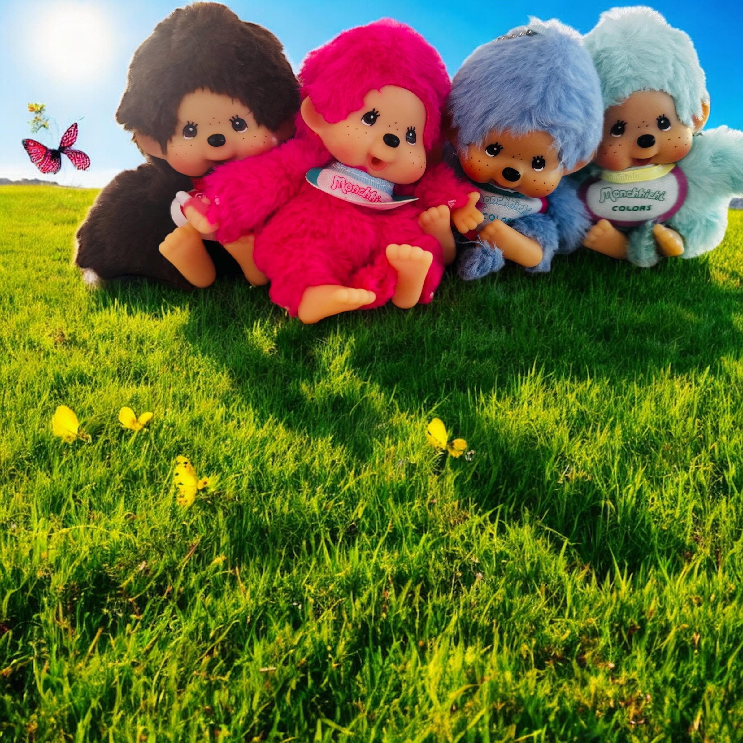 Blue Monchhichi - Etsy