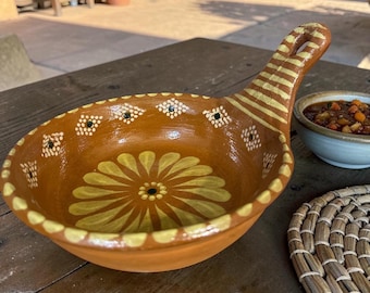 Sartén de Barro de Puebla | Terracota Clay Pan Puebla