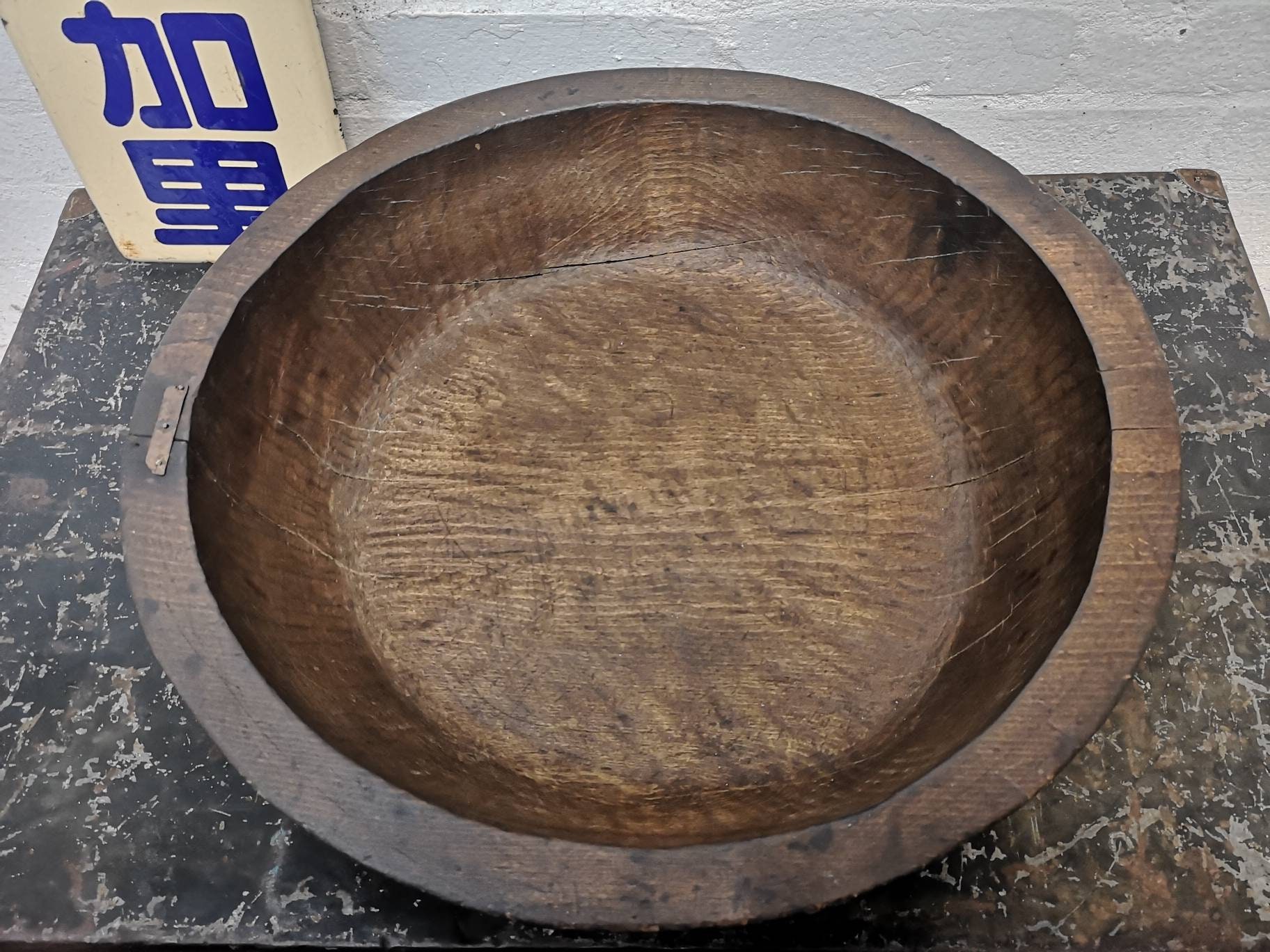 Early 1900s Large Traditional Hand Carved Wooden Japanese Bowl Etsy UK