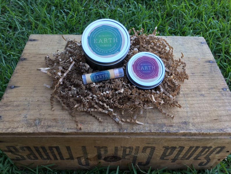Candle Beauty Gift Set Natural Soy Candle Salve Balm Lip Etsy Singapore
