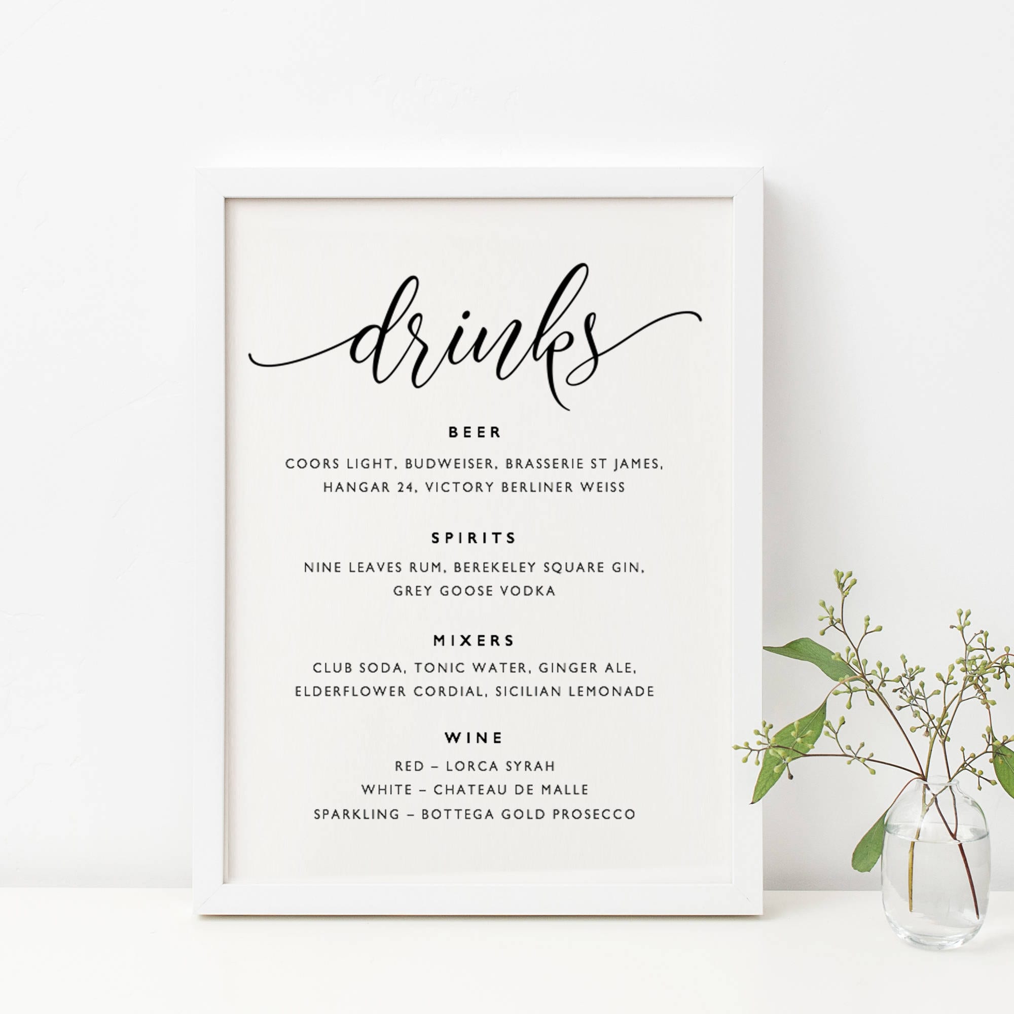 wedding-bar-menu-template-drink-sign-printable-bar-menu-etsy