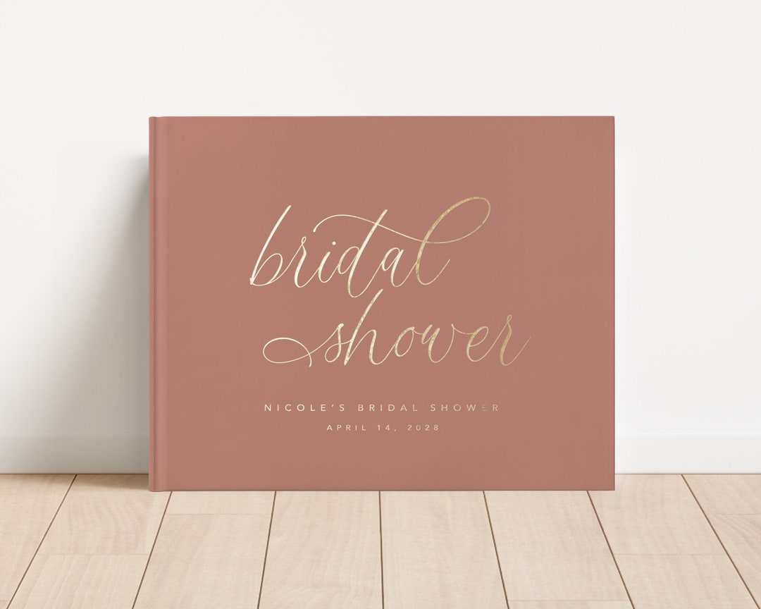 Bridal Shower Guest Book. Bridal Shower Ideas. From Miss to Mrs. Bridal