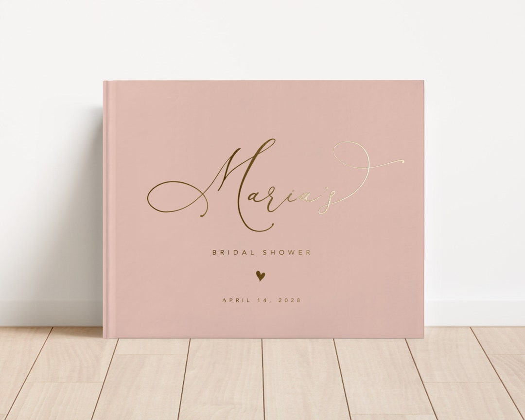 Bridal Shower Guest Book. Bridal Shower Ideas. From Miss to Etsy