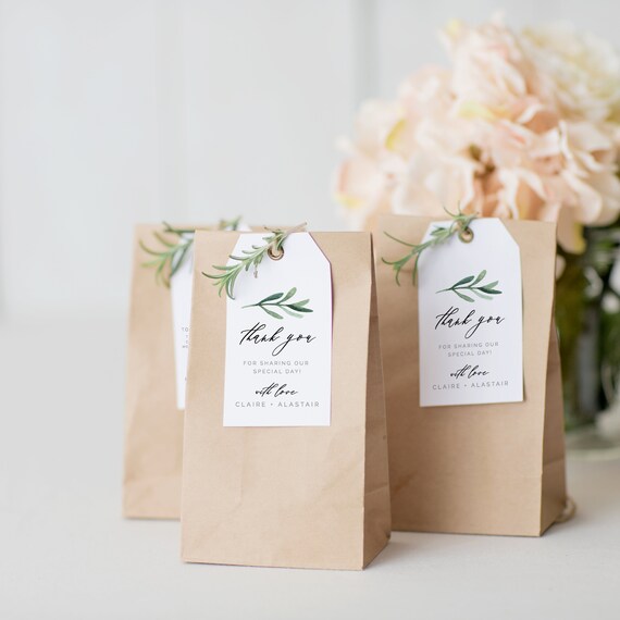 thank you tag wedding thank you tags template instant etsy wedding thank you tag