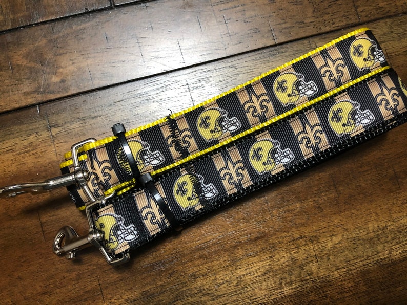 Wristlet Lanyard New Orleans Saints Key Fob Dog Collars and Leashes