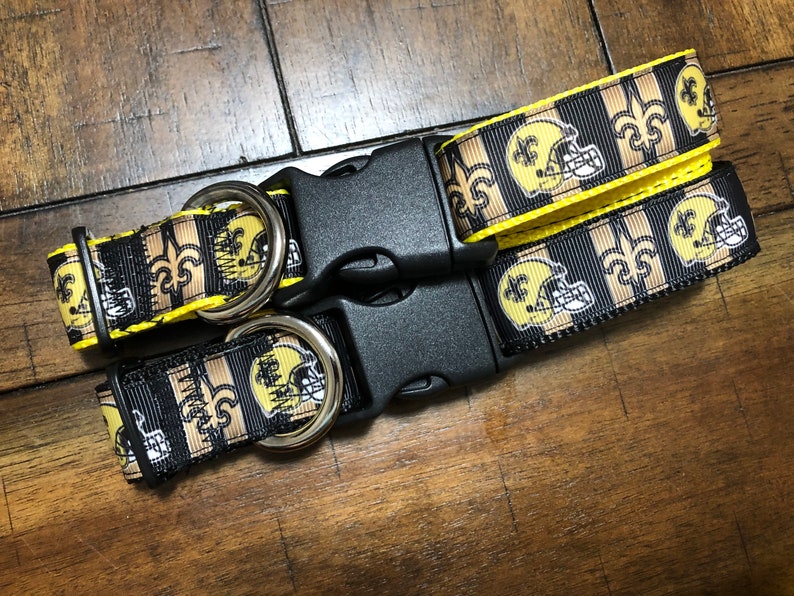 Wristlet Lanyard New Orleans Saints Key Fob Dog Collars and Leashes