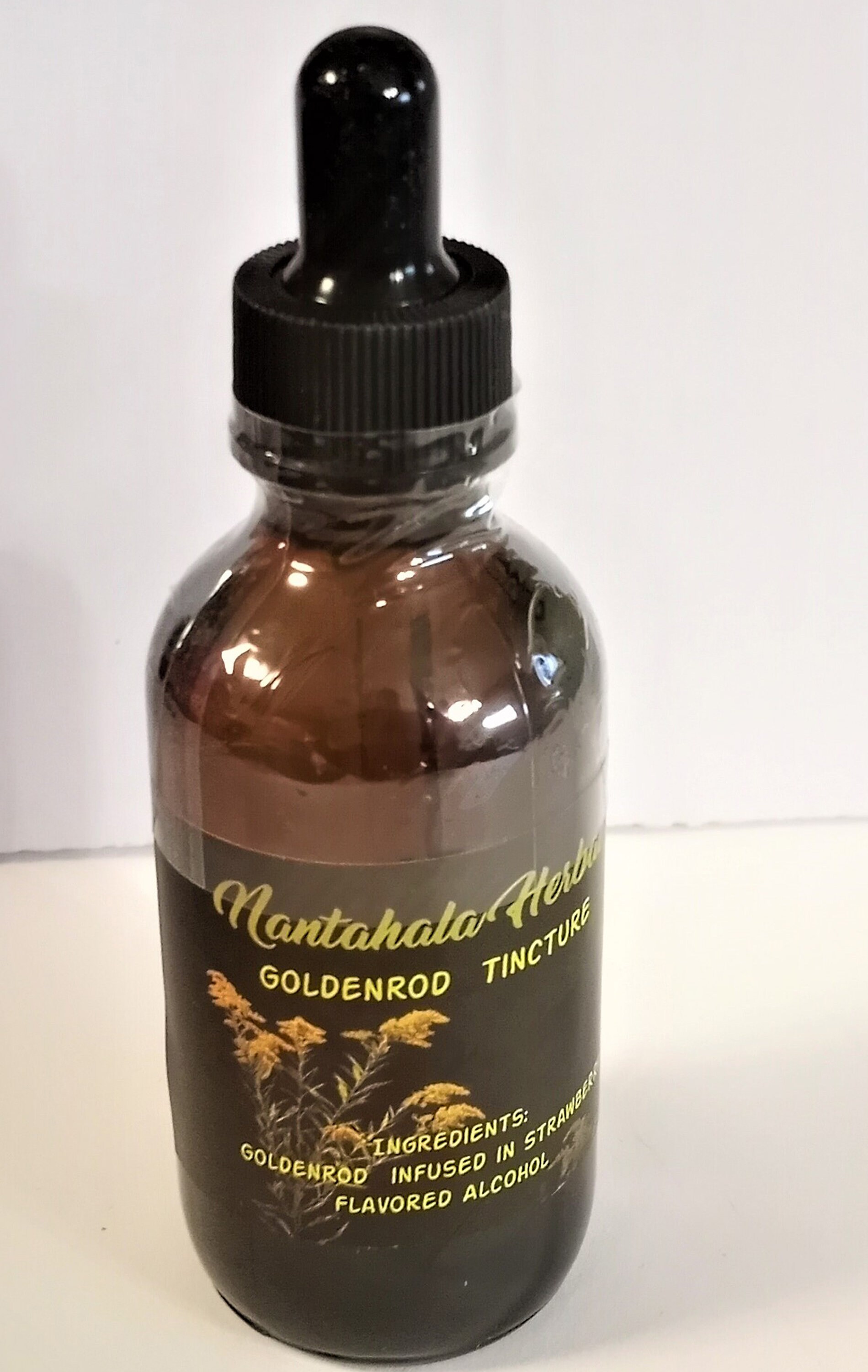 2 Ounce Goldenrod Tincture Alcholol Based Strawberry Flavor Etsy