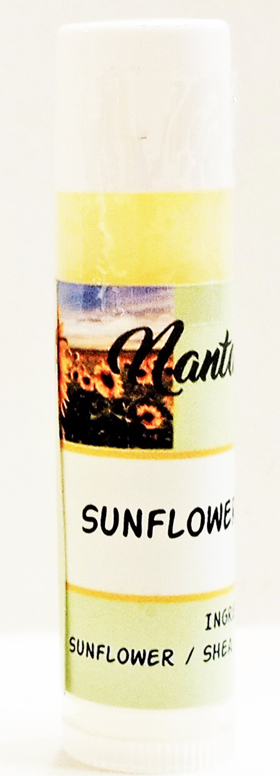 3ml Tube of Sunflower Lip Balm Made in Small Batch With Infused Sunflower Oil and Fresh