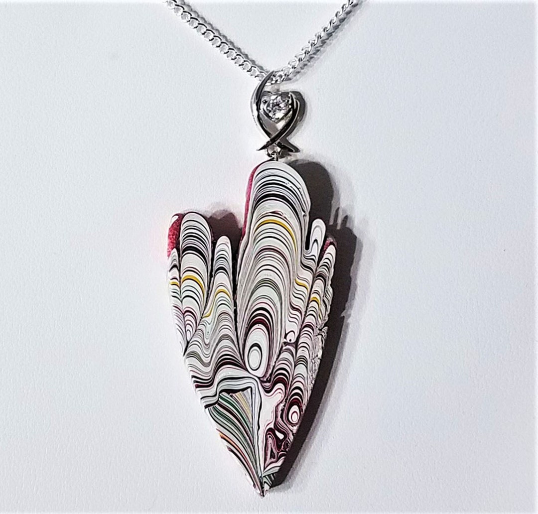 20インチ 1980年代 フォーダイト デトロイト アゲート ネックレス