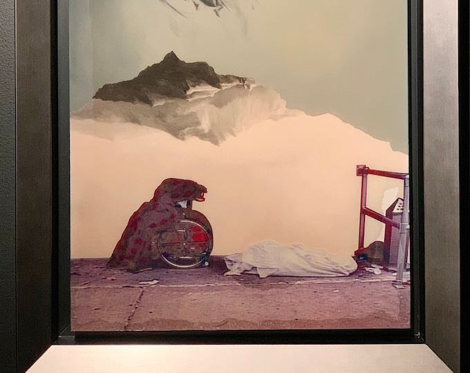 Jimmy Baker (American, B. 1980) Beyond Superdome 2 Oil, digital transparency