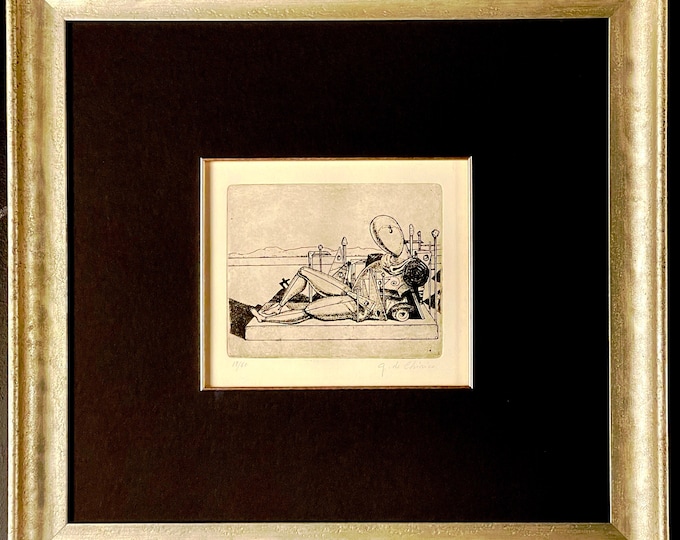 Giorgio de Chirico: "Manichino" 17/60 Rare Original Etching
