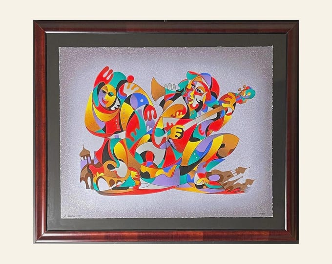 Anatole Krasnyansky Song of Scaramouches Limited Edition Serigraph 179/350