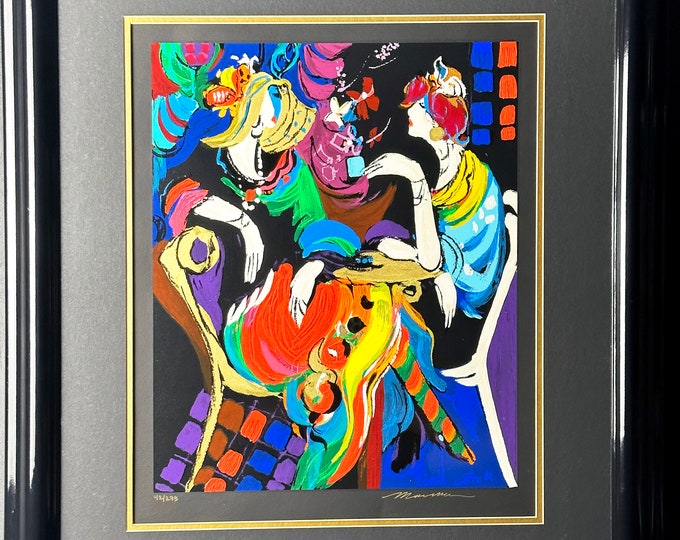 Isaac Maimon Bonne Soiree LE Color Serigraph LE / Hand Signed