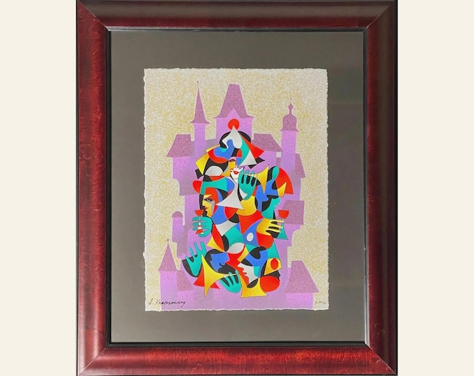 Anatole Krasnyansky City of Wine Limited Edition Serigraph HC 23/50