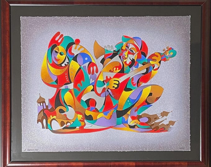 Anatole Krasnyansky Song of Scaramouches Limited Edition Serigraph 179/350