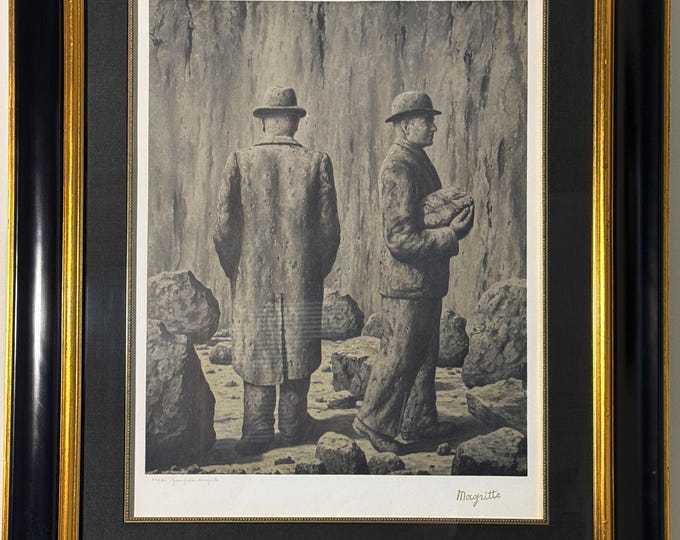 René Magritte - (Le CHANT De La VIOLETTE) L.E. 60/200 Signed By Artists Wife.