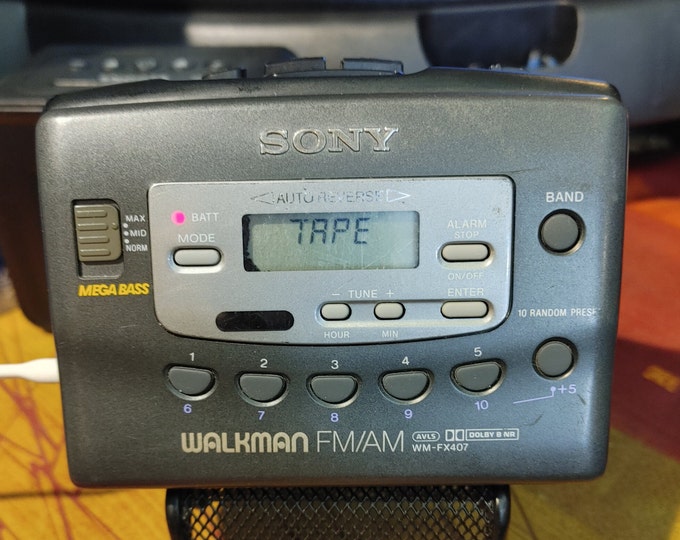 Sony Walkman AM/FM Radio and Cassette Player WM-FX407 - Etsy