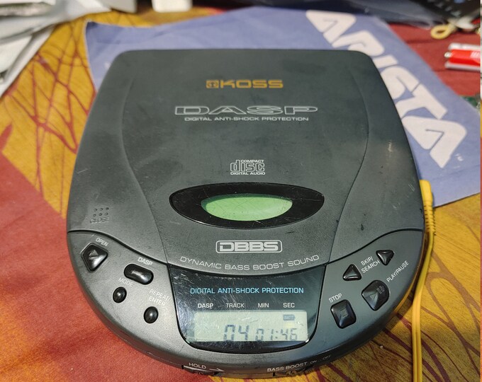 Koss CDP600 DBBS Portable CD Player Etsy
