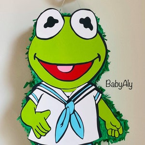 Muppet Babys Pinata Gesicht Clipart Kermit Miss Etsy